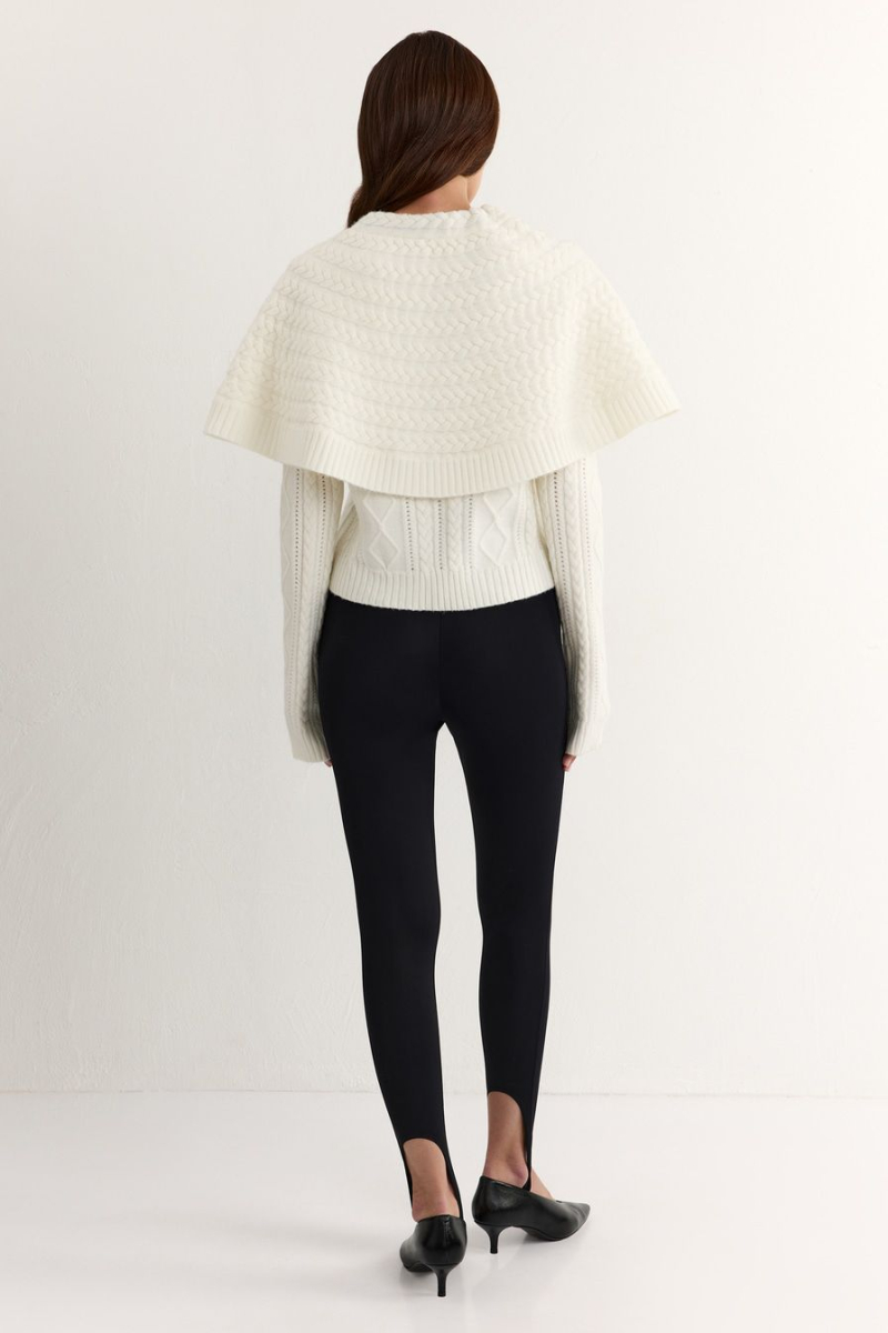 Кардиган с пелериной TOPTOP, цвет: молочный, TT.051.18366.120 купить онлайн