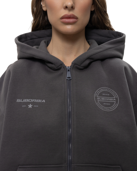 Худи ZIP SELECTION Suborbia, цвет: Graphite, 04316 купить онлайн