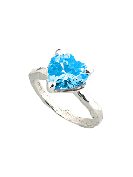 Кольцо BLUE HEART