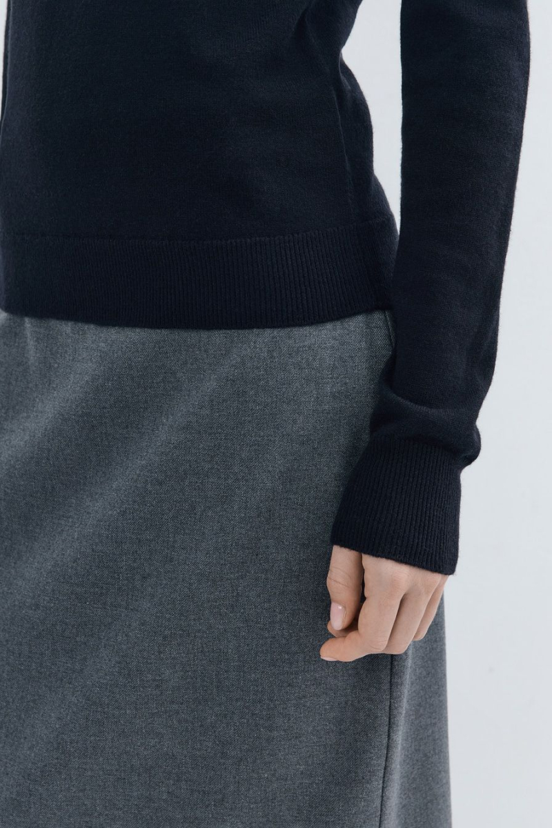 Водолазка с добавлением шерсти и кашемира TOPTOP, цвет: Черный, TTS.052.15462.900 купить онлайн