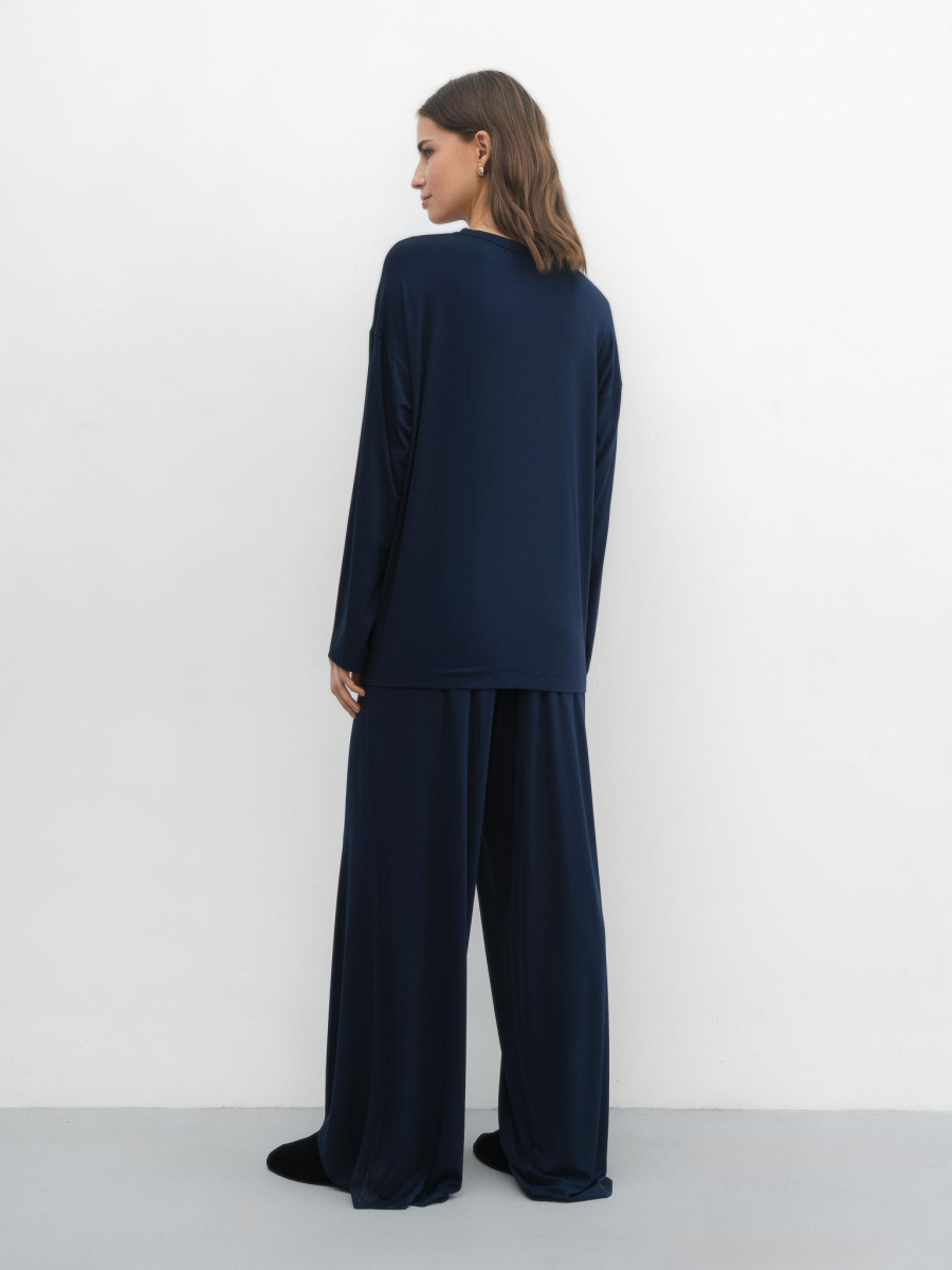 Костюм из бамбука Serenity PURE LINEN, цвет: синий,  купить онлайн