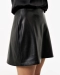 Юбка LEATHER SKIRT BLACK YONS, цвет: Черный,  купить онлайн