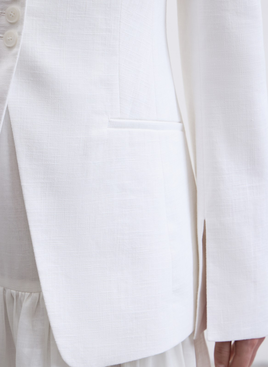 Жакет из крапивы ALL WE NEED, цвет: молочный, 2604W12102-21 купить онлайн