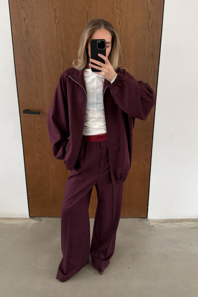 Олимпийка костюмная BURGUNDY Label .B, цвет: burgundy, Jc.01.4.0126BRD купить онлайн