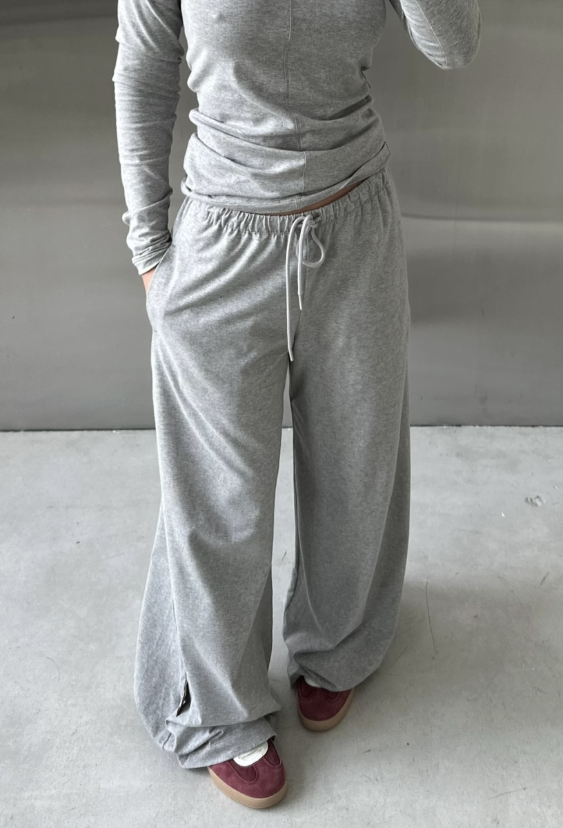 Брюки широкие Label .B, цвет: серый,  купить онлайн