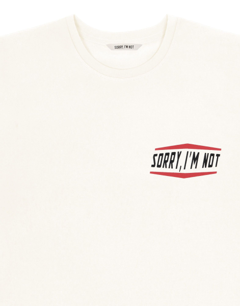 Футболка MANCHESTER SORRY, I’M NOT, цвет: молочный RYbLCroOii5r9oXSP1-2s1 |новая коллекция купить онлайн