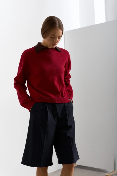 Свитер baby cotton Ricoco, цвет: ягодный, 6088/4 купить онлайн