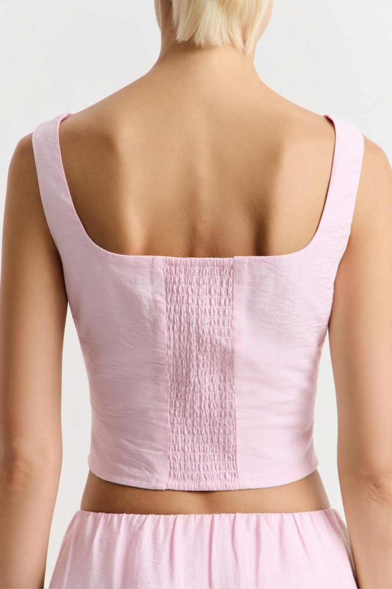 Топ из смесовой вискозы TOPTOP, цвет: розовый, TT.020.17492.300 купить онлайн