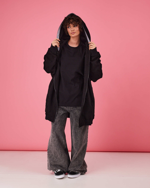 Табуха на молнии рванка TABOO, цвет: Черный, Tz18 купить онлайн