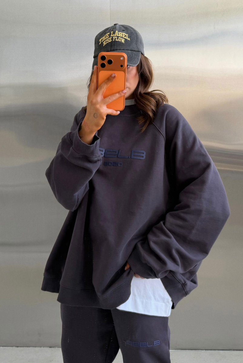 Свитшот овер фит (серый)