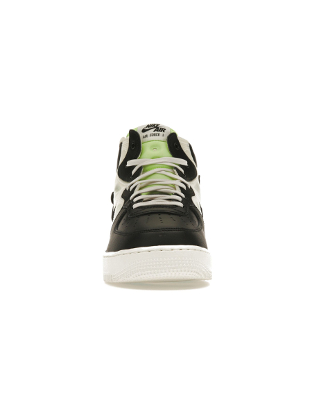 Кроссовки Nike Air Force 1 Mid React Black Neon shvetsov store, цвет: black neon DQ1872-100 |новая коллекция купить онлайн