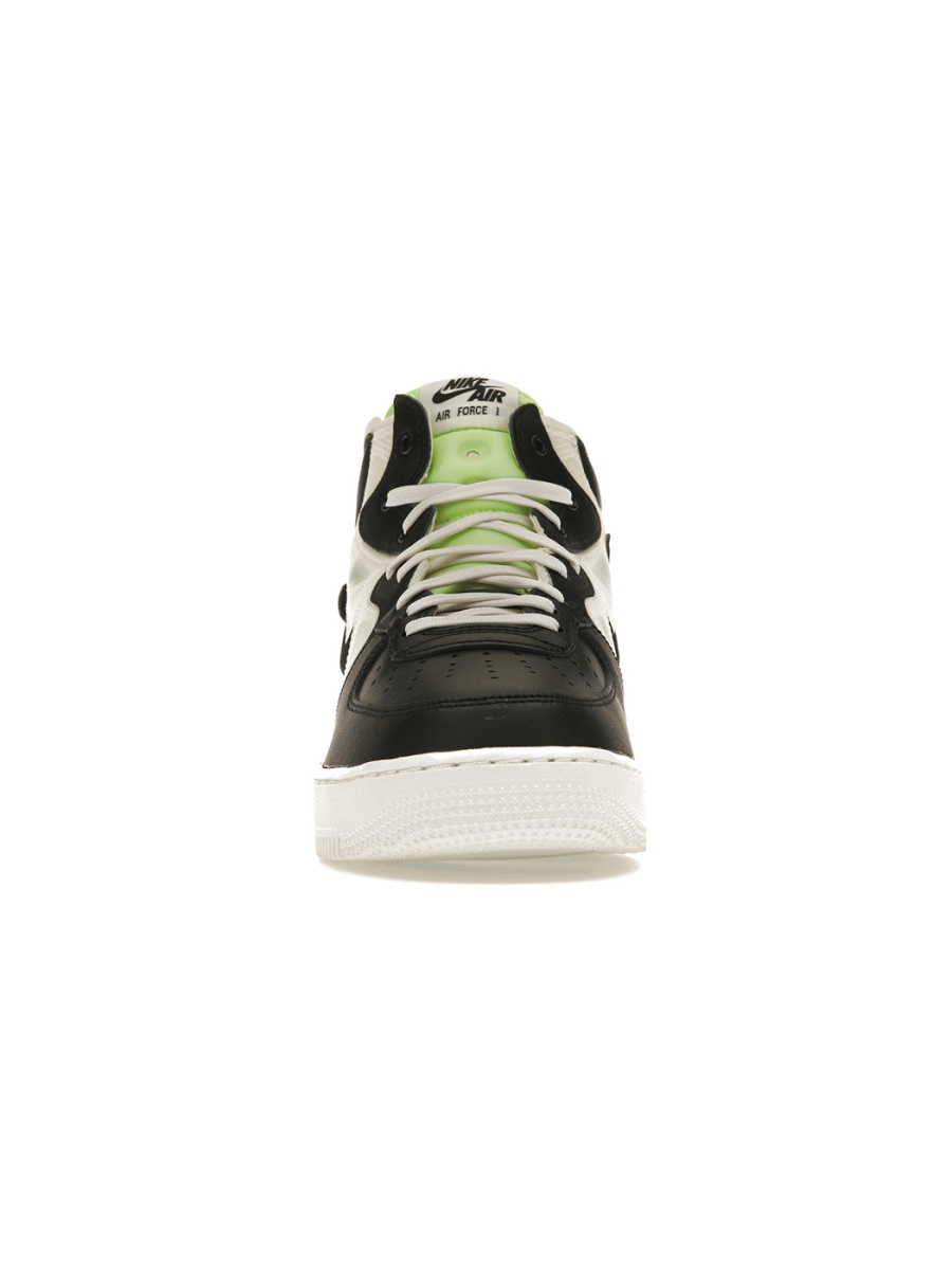 Кроссовки Nike Air Force 1 Mid React Black Neon