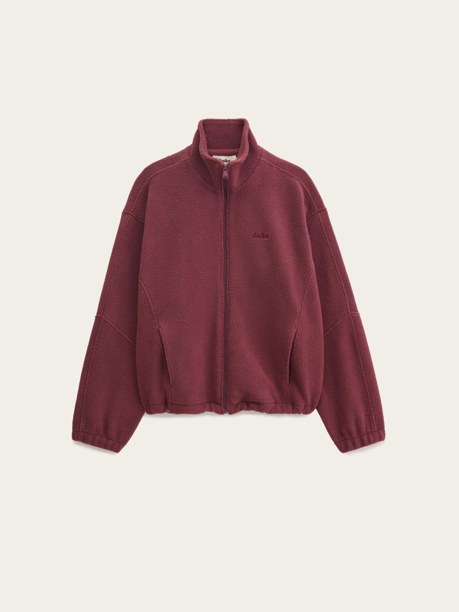 Толстовка из флиса с вышивкой Chaika, цвет: Бордовый, SS26HO05-61 купить онлайн