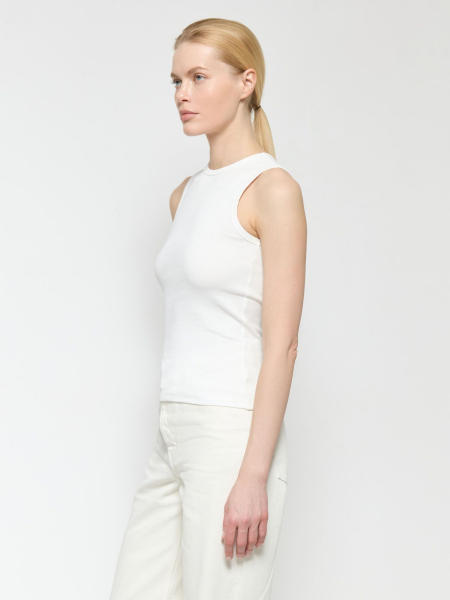 Майка на широких бретелях AROUND, цвет: белый, 269_26CE12 купить онлайн