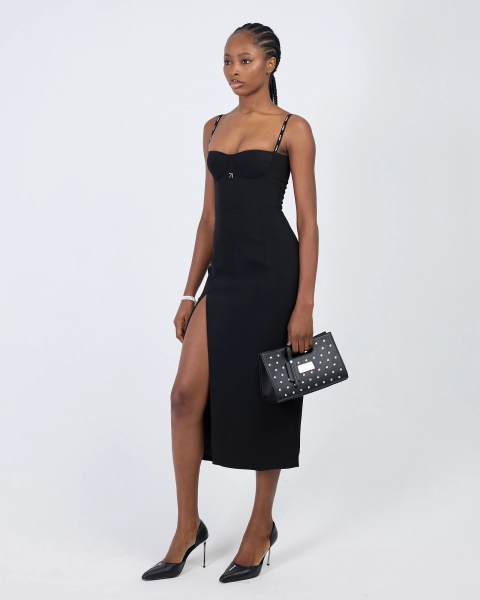 Платье-миди КОРСЕТ ASIA ST 71, цвет: Черный, Ast71.dress-corset-bl купить онлайн
