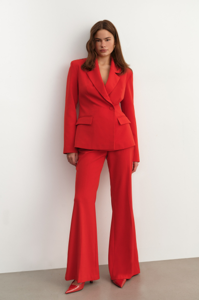 Брюки клеш Mollis, цвет: красный, 16-06-3399/2 купить онлайн