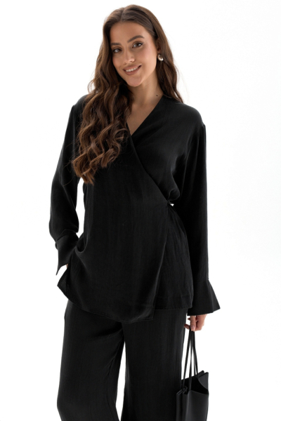 Блуза на запах из купро