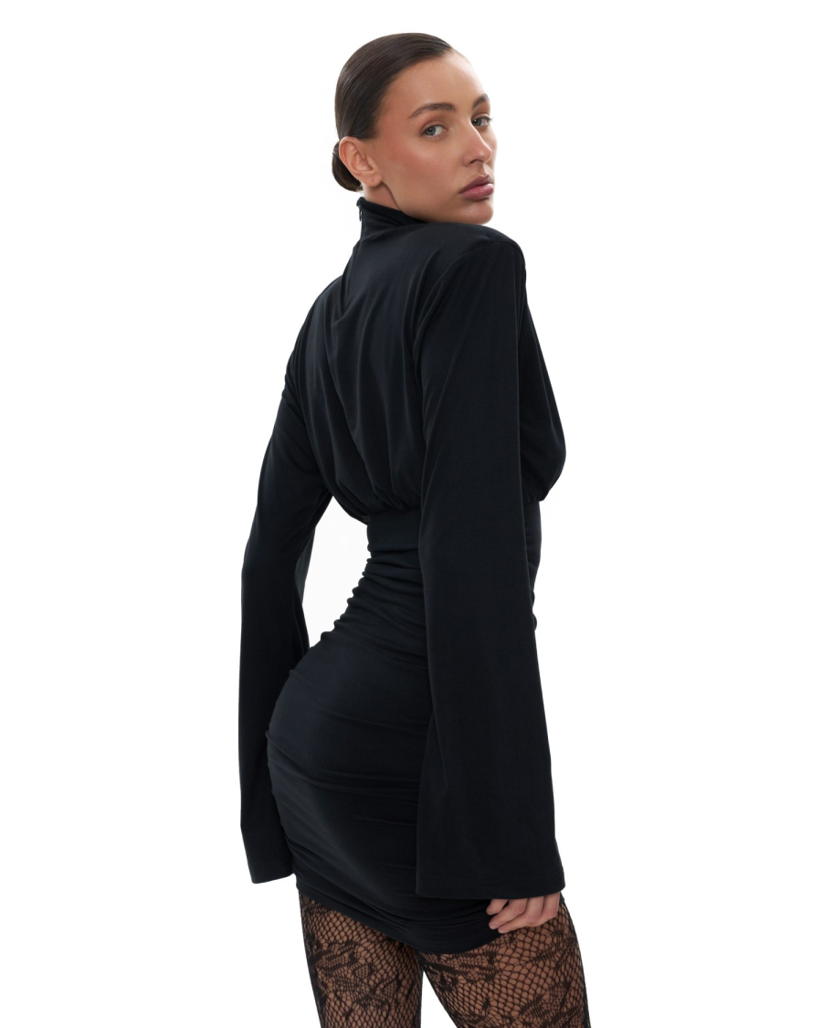 Платье из вискозы GOOD GIRL Suborbia, цвет: black, 006342 купить онлайн