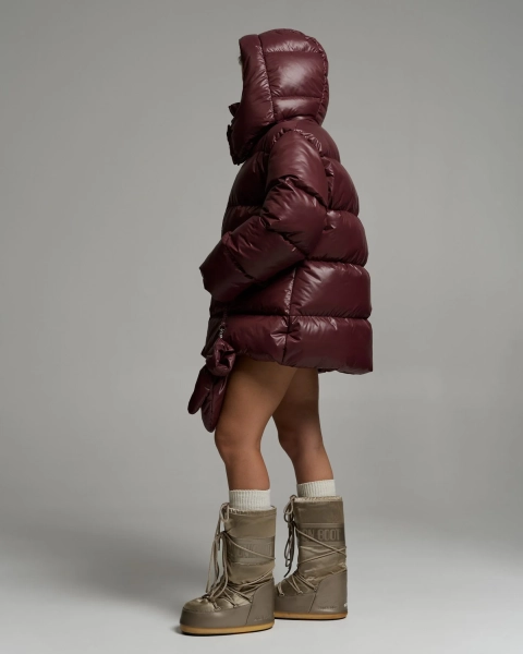 Пуховик PUFF BAIKAL BURGUNDY YONS, цвет: винный, YO-707 купить онлайн