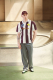Футболка-поло STRIPES JERSEY SORRY, I’M NOT, цвет: Бордовый,  купить онлайн