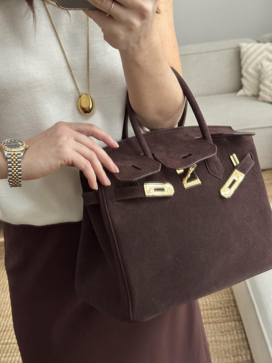 Сумка замшевая brand salad, цвет: коричневый J-704-PHR 8128 купить онлайн