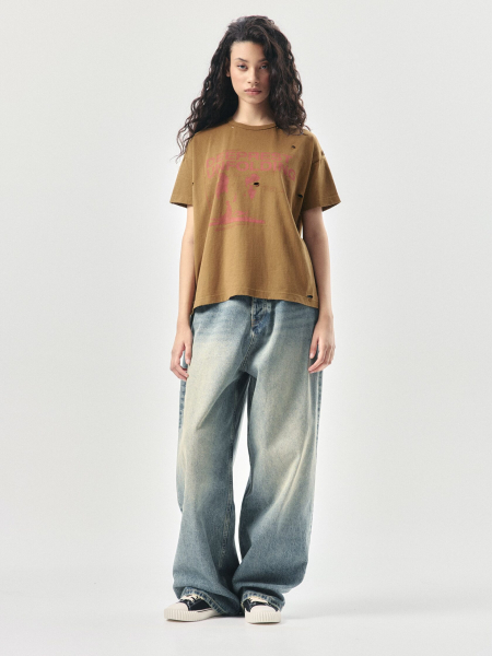 Футболка Открытие NAIPACHE, цвет: Кофейный, 2611009700 купить онлайн