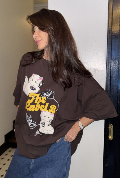 Футболка The Meow Label BROWN