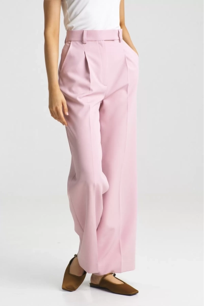Брюки прямые Pink Erist store, цвет: розовый, НФ-00001923 купить онлайн