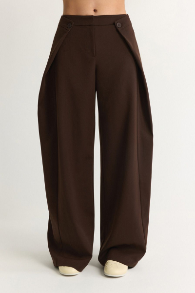 Широкие брюки TOPTOP, цвет: коричневый, TT.032.19420.700 купить онлайн