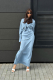 Платье из тенсела LIGHT BLUE