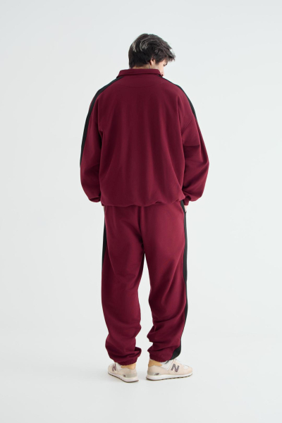 Джоггеры DRIVE CULT, цвет: бургунди,  купить онлайн