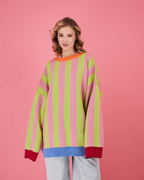 Свитер Тихий ритм TABOO, цвет: розовый, SV купить онлайн