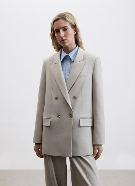 Жакет двубортный