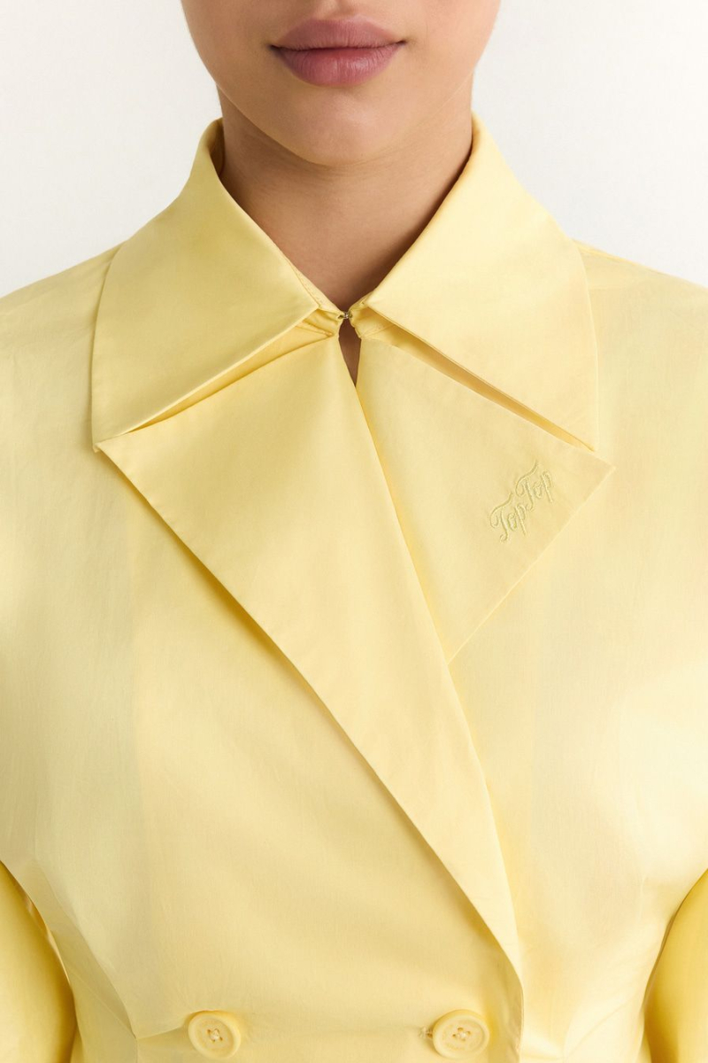 Рубашка из 100% хлопка TOPTOP, цвет: Желтый, TT.021.19146.200 купить онлайн