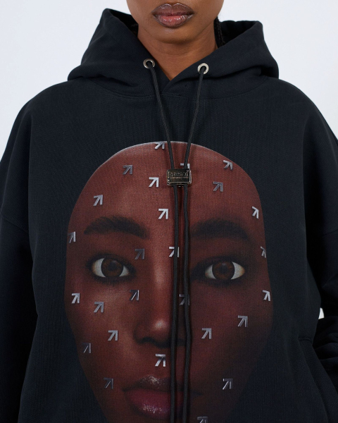 Худи LUNA FACE 580GR BLACK ASIA ST 71, цвет: Черный, Ast71.hood-Lunaface-bl купить онлайн