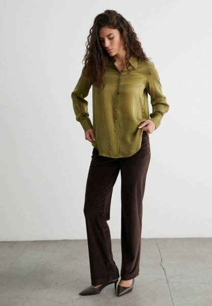 Рубашка Basic (купра) Marou, цвет: зеленый, Mar3_2604 купить онлайн