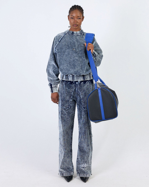 Свитшот OUT SEAMS CROPPED WASHED BLUE ASIA ST 71, цвет: синий, Ast71.swt-seams-crop-blue купить онлайн