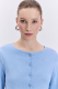 Кардиган из 100% хлопка TOPTOP, цвет: голубой TT.060.17212.600 |новая коллекция купить онлайн