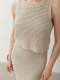 Топ Crochet Marou, цвет: серый, mar1_0524_13 купить онлайн