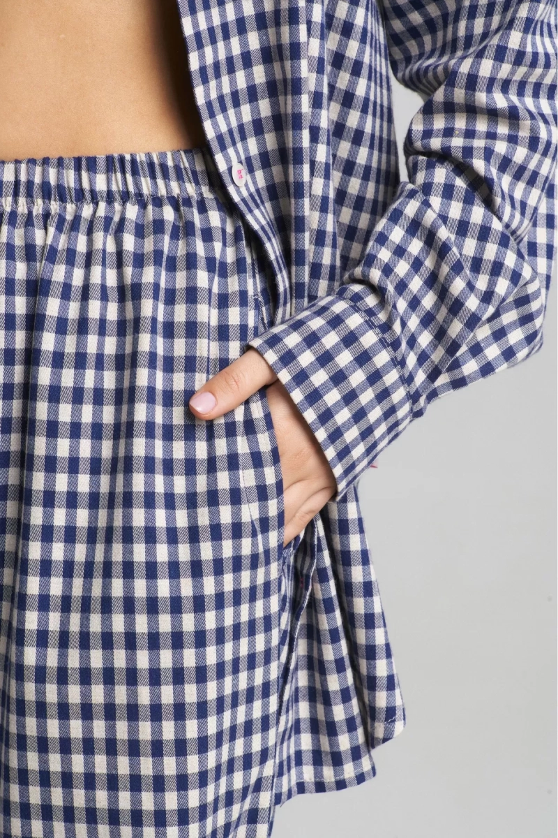 Костюм Summer в клетку Blue Erist store, цвет: синий, НФ-00002463 купить онлайн