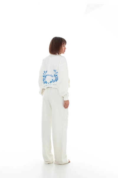 Брюки футер GARCHIT, цвет: белый, GARFutBrWh купить онлайн