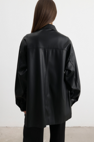 Рубашка из экокожи MIA AIM, цвет: Черный, MIA470 купить онлайн