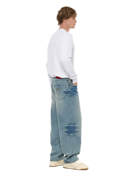 Джинсы FRHT Baggy FRHT&OUT OF REACH, цвет: washed blue, JNSBGGWDBL купить онлайн