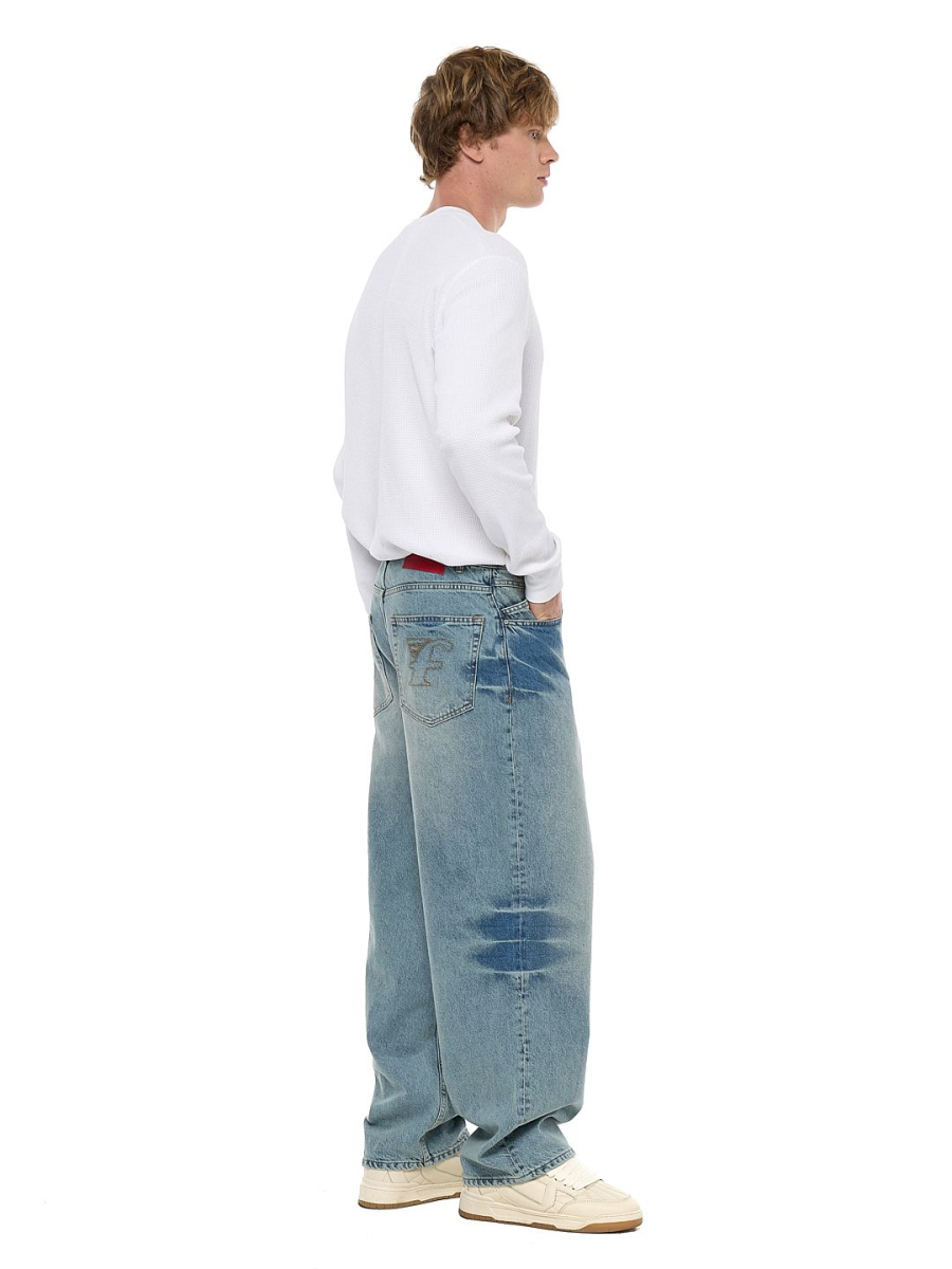 Джинсы FRHT Baggy FRHT&OUT OF REACH, цвет: washed blue, JNSBGGWDBL купить онлайн
