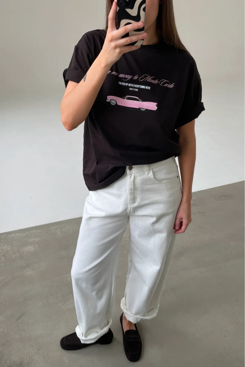 Футболка Монте-Карло Erist store, цвет: коричневый, НФ-00003342 купить онлайн