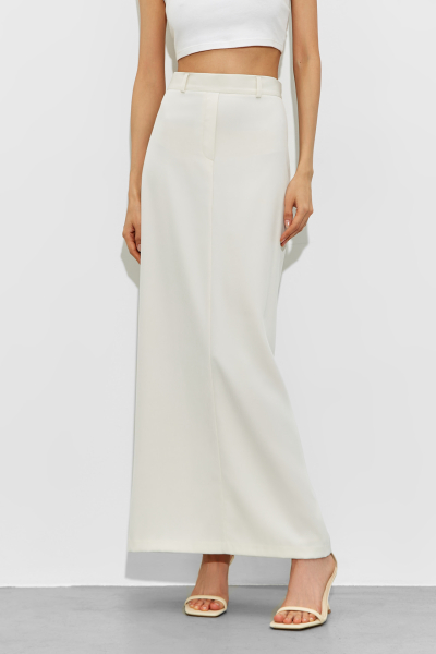 Юбка макси прямого силуэта Mollis, цвет: молочный, 13-08-2636/4 купить онлайн