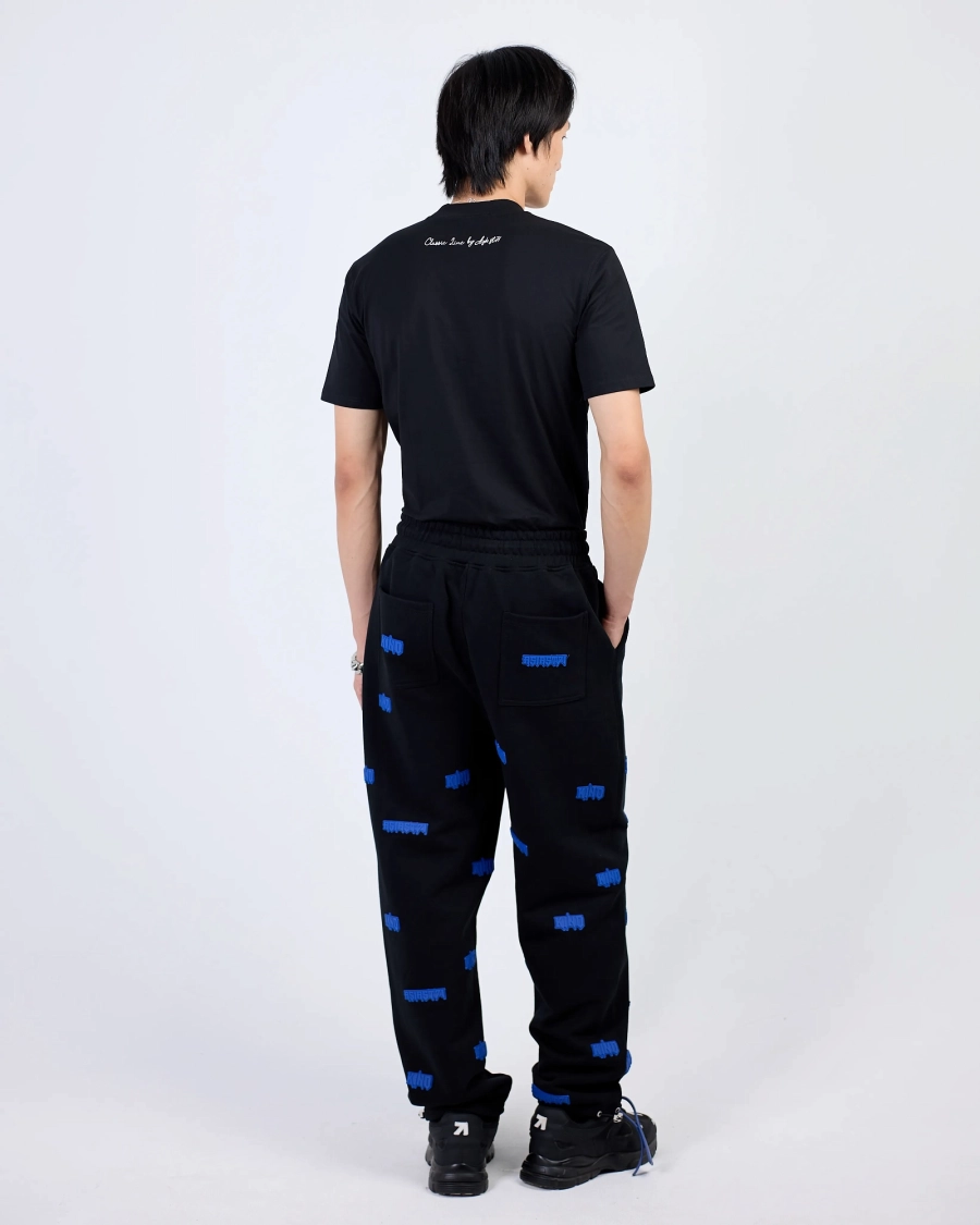 Джоггеры KINO PATTERN LOGO 580GR ASIA ST 71, цвет: Черный, Ast71.kino-jogg-pattern-bl купить онлайн