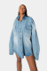 Рубашка Vintage qb A QUICK BUCK, цвет: blue  |новая коллекция купить онлайн