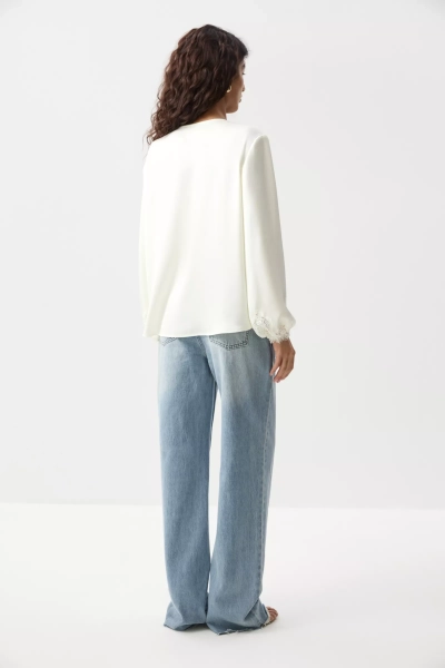 Джинсы с необработанным низом Charmstore, цвет: винтажный голубой, 401-375101-682 купить онлайн