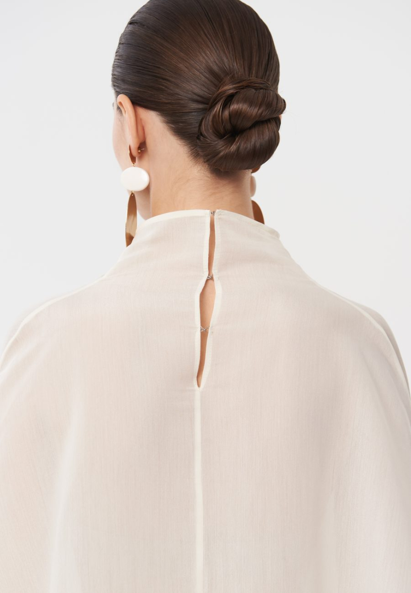 Блуза-кейп «The Sleepers» CHUBA, цвет: молочный,  купить онлайн